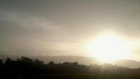 Pemandangan Desa Lubok Gapuy Di pagi hari
