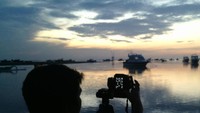 mengabadikan keindahan sunrise pantai sanur dengan kamera