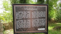 Papan informasi tentang Pangulubalang