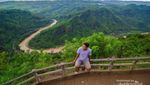Panorama Wisata Alam Gardu Pandang Kebun Buah Mangunan