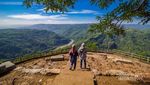 Panorama Wisata Alam Gardu Pandang Kebun Buah Mangunan