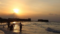 Sunset yang cantik