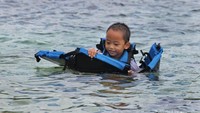 Menghabiskan weekend bareng buah hari di pantai