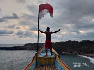 Pantai Baron di Gunungkidul, Cantik!