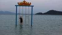 salah satu spot yang ada di pantai.