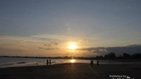 Sunset di Marina Beach