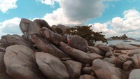 Batu granit di Pulau Lengkuas