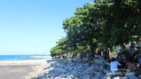 Kawasan pinggir Pantai Sanur di Bali