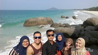 Selamat datang di Pantai Siangau Pulau Bangka