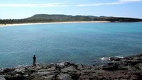 Laut yang tenang (Yudi Febrianda/dtraveler)