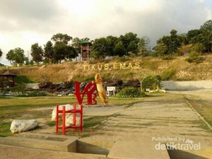 Pantai Tikus Emas yang Damai & Menawan