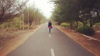 Jalan menuju Parangkusumo