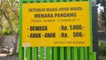 Pemandangan Elok Merapi Dari Menara Pandang Kaliurang