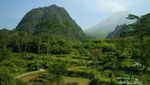 Pemandangan Elok Merapi Dari Menara Pandang Kaliurang