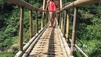 Jembatan Bambu Curug Bajing
