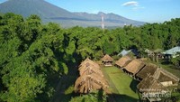 Rumah Adat Desa Beleq Sembalun. Desa dan rumah adat pertama di Sembalun, Lombok Timur
