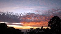 Keindahan sunrise Gunung Pulosari