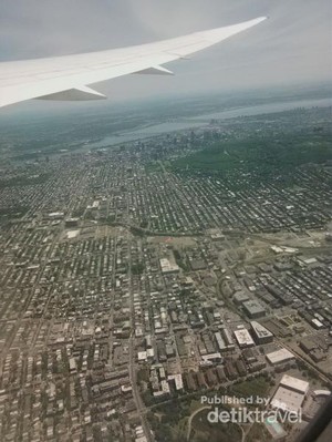 Penampakan Kota Montreal dari Ketinggian, Rapi Ya?