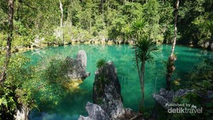 Penampakan Laguna Super Cantik dari Labengki