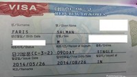 Visa Korsel