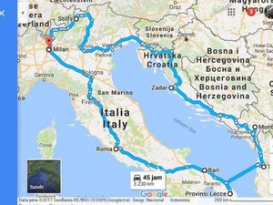 Pengalaman Seru Touring Naik Motor dari Italia ke Kroasia