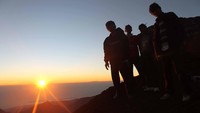 Hampir mencapai Puncak Rinjani
