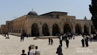 Masjid Al Qibli, arah sholat (kiblat) pertama umat Muslim sebelum dipindah ke Kabah di Mekkah