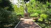 Situs monumen penanda jika Tulungagung menyimpan fosil manusia tertua didunia bernama Wajakkensis dikawasan desa Gamping kecamatan Campurdarat(Foto: Akbar Dedy Pratama)