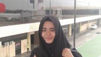 Saya berfoto di Bandara Internasional Hang Nadim Batam