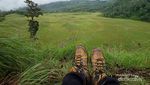 Pesona Bukit Savana Propok di Lereng Gunung Rinjani