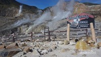 Sambutan selamat datang di Papandayan