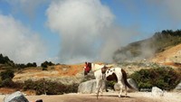 Keindahan kawah sikidang
