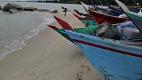 Perahu Nelayan Desa Tanjung Berikat
