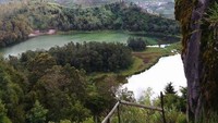 Telaga Warna dari ketinggian