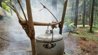 Proses Memasak Nasi Liweut