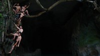 Loncat dari atas ranting yang berada di mulut Gua menjadi ritual khusus sebelum melakukan body rafting (Sumber: adhi.multiply.com)