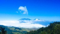 Eksotisme pemandangan dari puncak Gunung Ijen