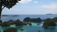 Pianemo dari atas bukit gundul