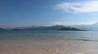 Pantai di Pulau Pasir Putih indah, asri, bersih