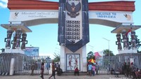 Pintu gerbang masuk menuju Indonesia yang terlihat megah