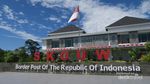 Pos Perbatasan Indonesia-Papua Nugini yang Megah Banget!