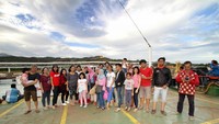 Suasana di Kapal Ferry menuju Pulau Sumatera