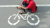 Hamdi narsis di rute Funbike Banda Aceh