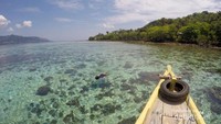 Perairan Pulau Kepa, salah satu tempat terbaik untuk snorkeling di Alor
