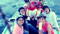 Perjalanan menuju Pulau Cangke