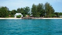 Pulau Dodola Besar dari kejauhan (Fanny Kristiadhi/ACI)