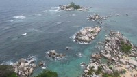 Pemandangan menakjubkan yang didapat dari atas mercusuar