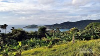 Keindahan pulau dari ketinggian