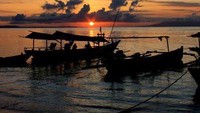 Sunrise di Pulau Pahawang