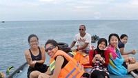 Sesaat sebelum snorkeling